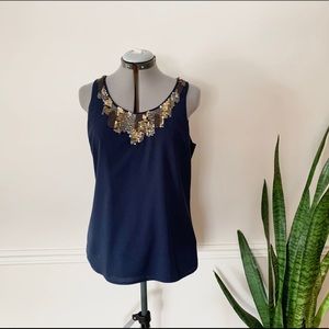 Chic Banana Republic sequined top size M